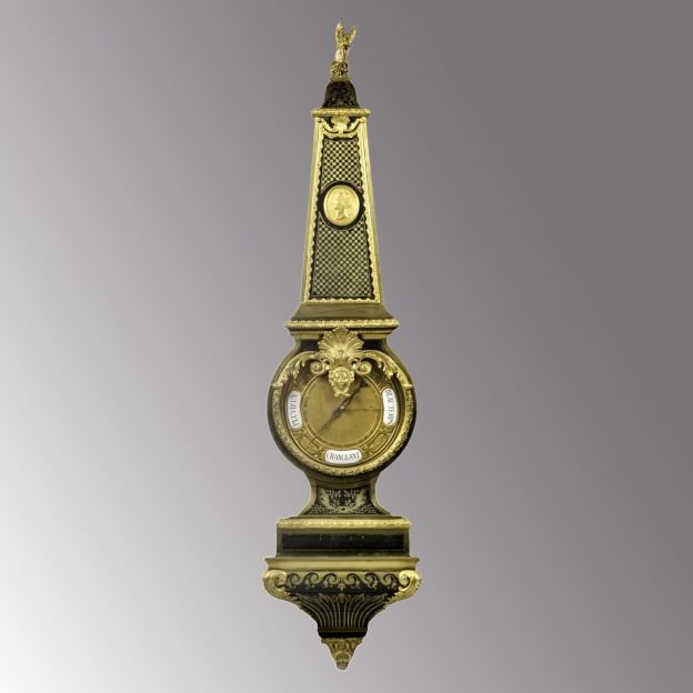 A Fine Louis XIV Style Gilt-Bronze Mounted Boulle Marquetry Barometer