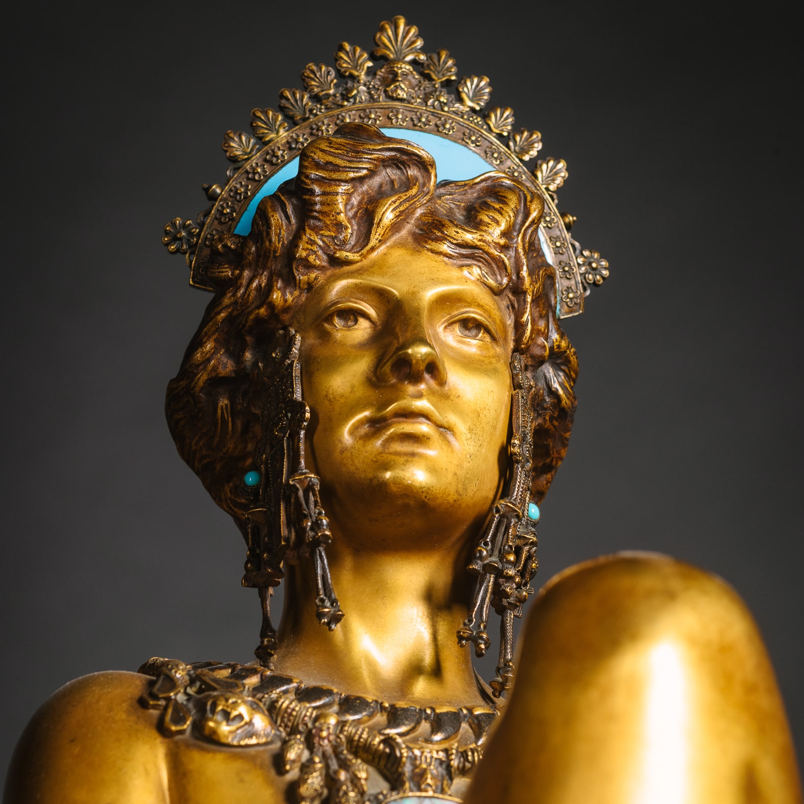 Jean-Léon Gérôme (1824–1904), Corinth, gilt-bronze - Adrian Alan